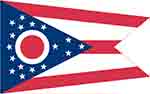 Ohio's state flag courtesy of FlagPictures.org