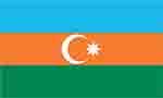 Azerbaijan flag (courtesy of FlagPictures.org)